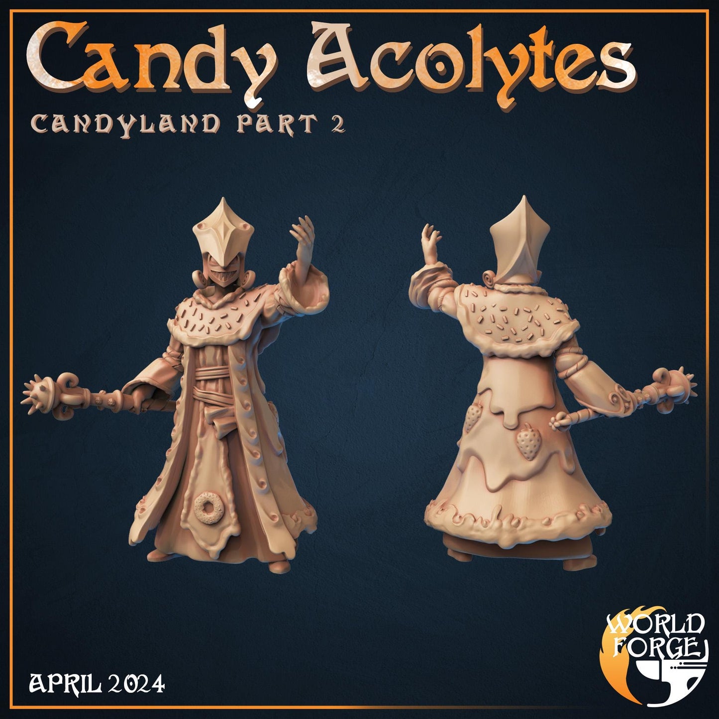 Candy Acolytes - Candyland Collection - Unpainted Miniature