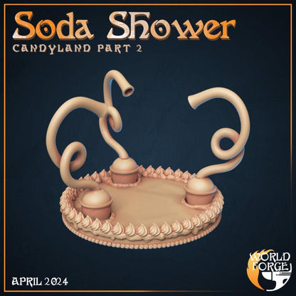 Soda Shower - Candyland Collection - Unpainted Miniature