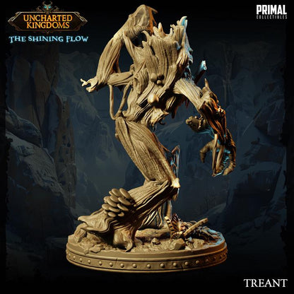Treant with Rock - Uncharted Kingdoms - Unpainted Miniature
