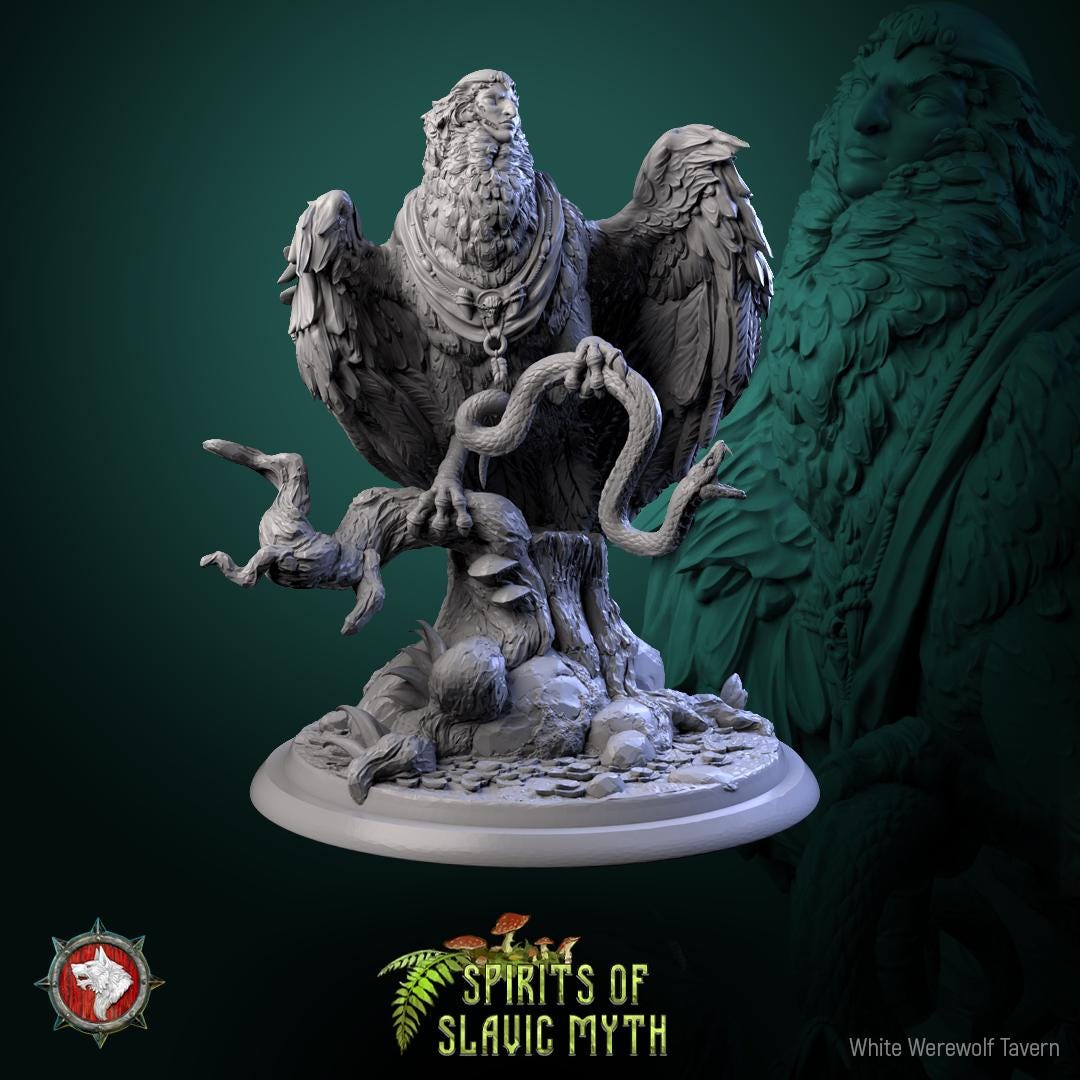 Sirin - Spirits of Slavic Myth - Unpainted Miniature