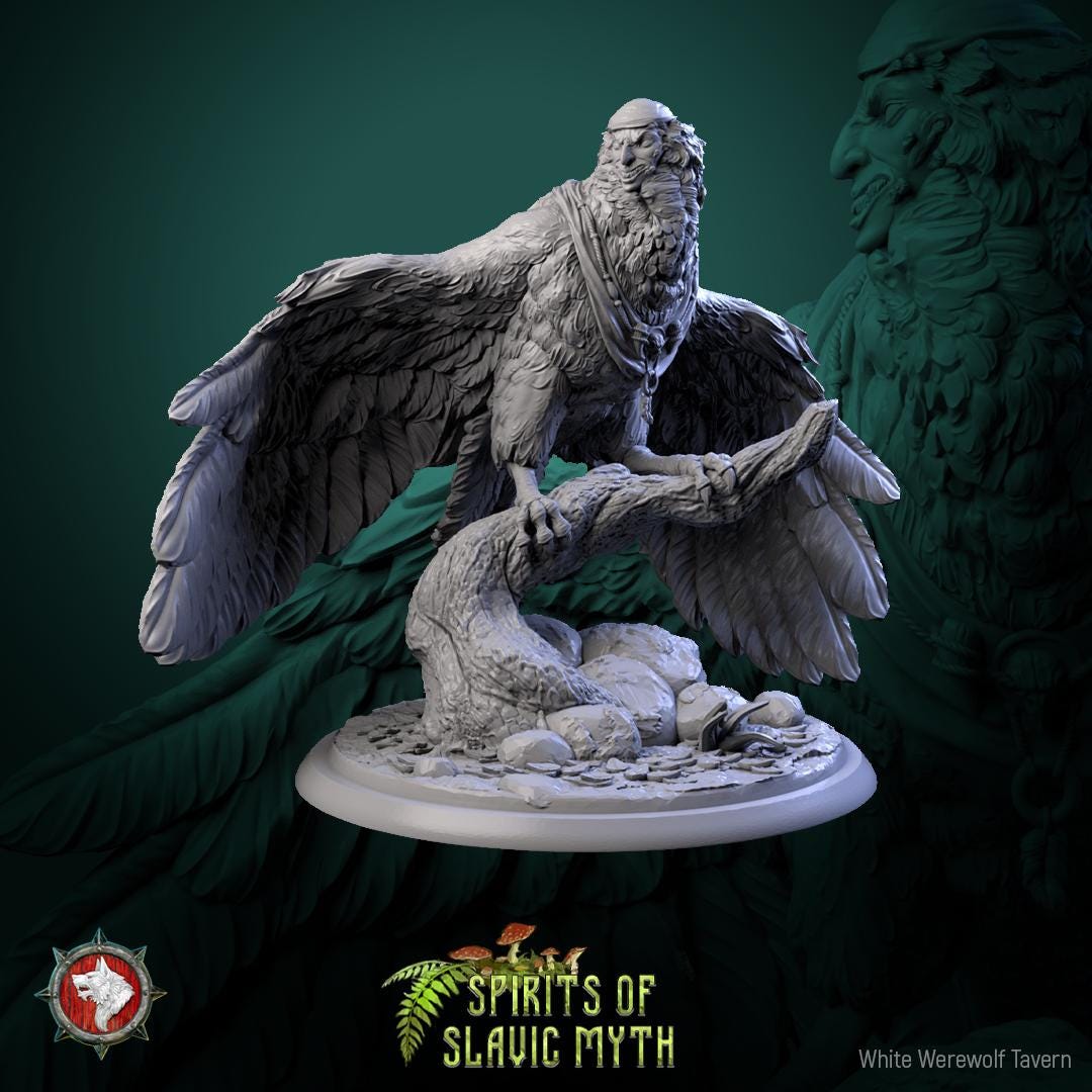 Sirin - Spirits of Slavic Myth - Unpainted Miniature