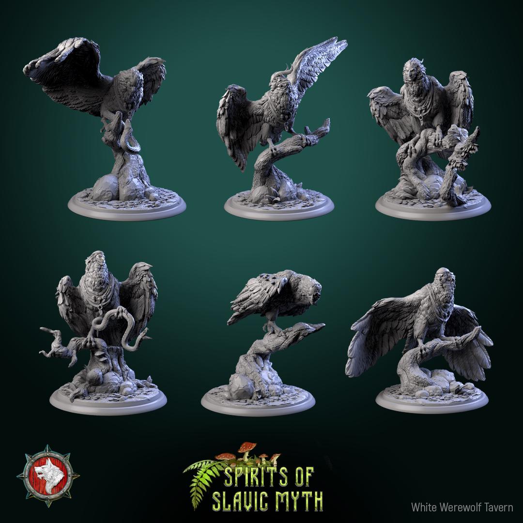 Sirin - Spirits of Slavic Myth - Unpainted Miniature