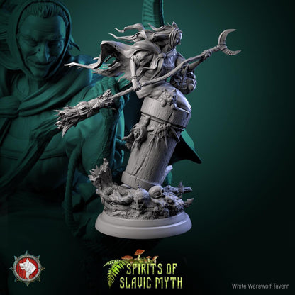 Baba Yaga - Spirits of Slavic Myth - Unpainted Miniature