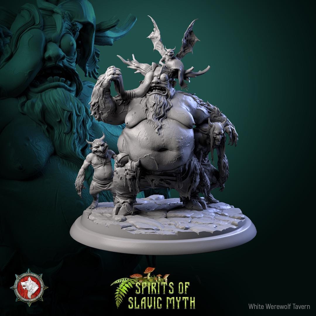 Viy - Spirits of Slavic Myth - Unpainted Miniature
