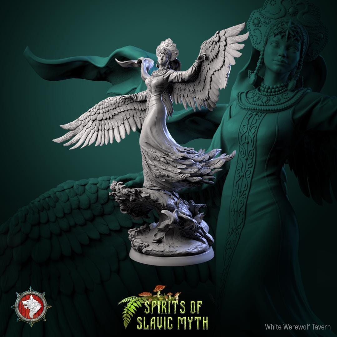 The Swan Princess - Spirits of Slavic Myth - Unpainted Miniature
