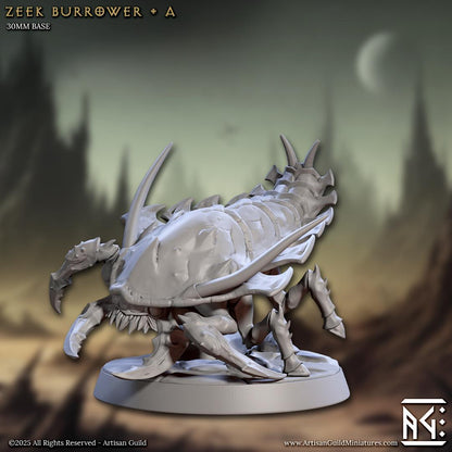 Zeek Burrowers - Unpainted Miniature