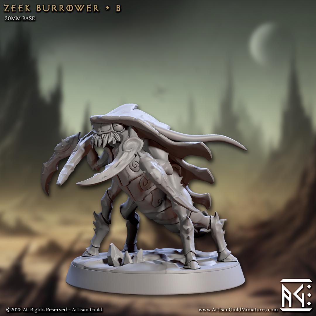 Zeek Burrowers - Unpainted Miniature