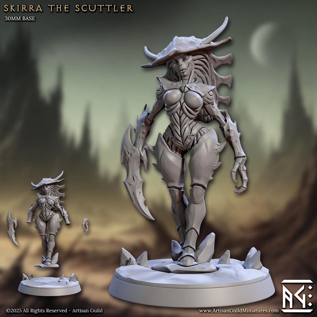 Skirra, Zeek Scuttler Pinup - Unpainted Miniature