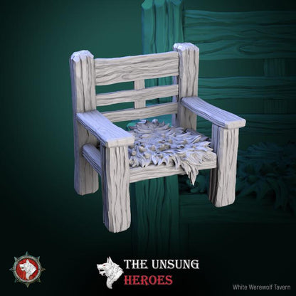 Tavern Fixtures - 32mm Scale - Unpainted Miniature