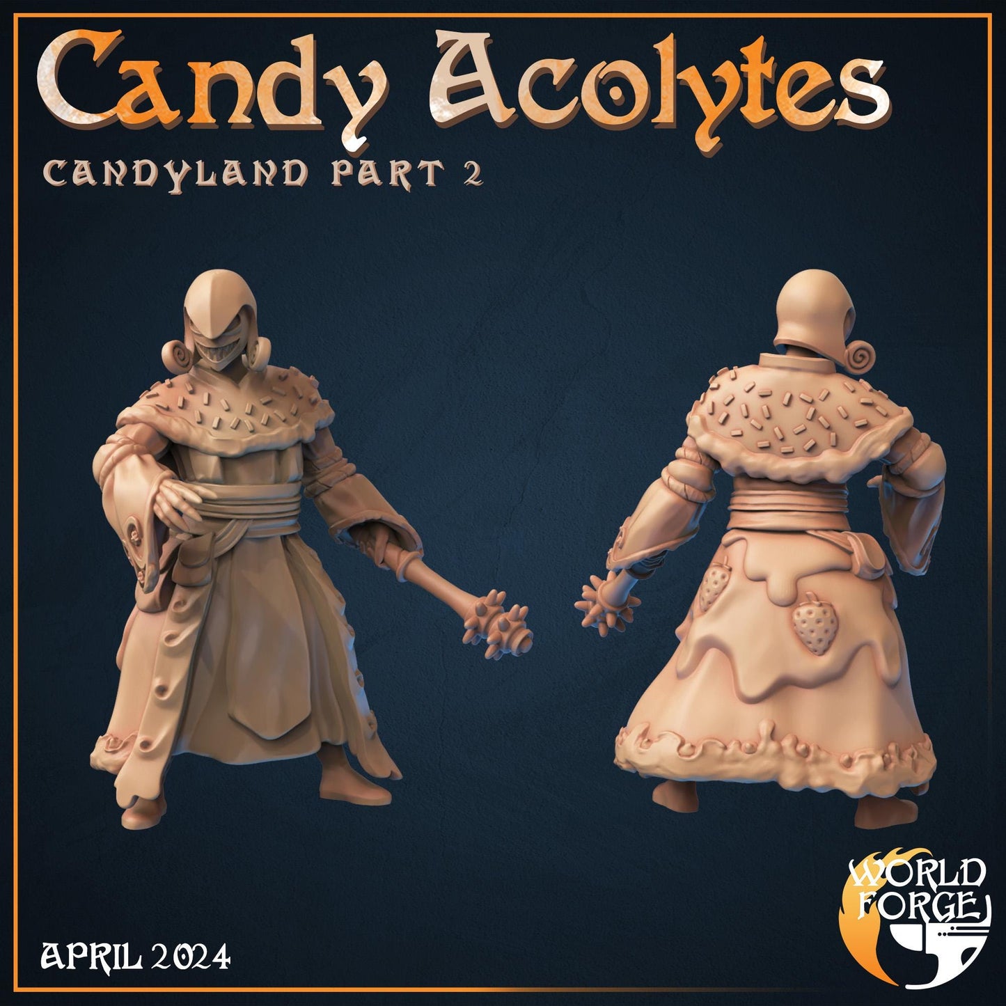 Candy Acolytes - Candyland Collection - Unpainted Miniature