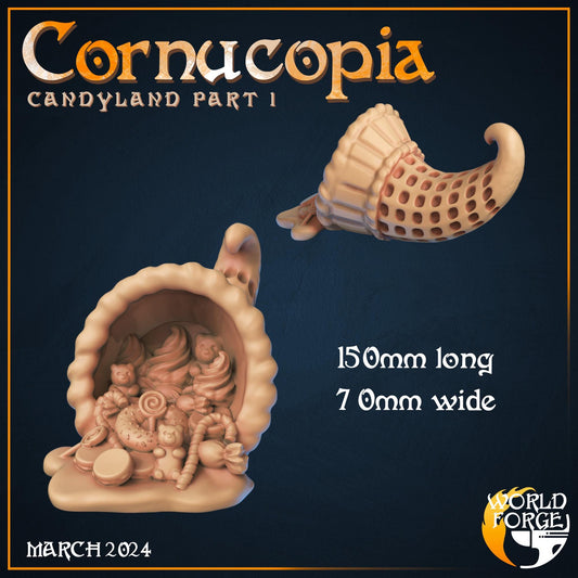 Cornucopia - Candyland Collection - Unpainted Miniature