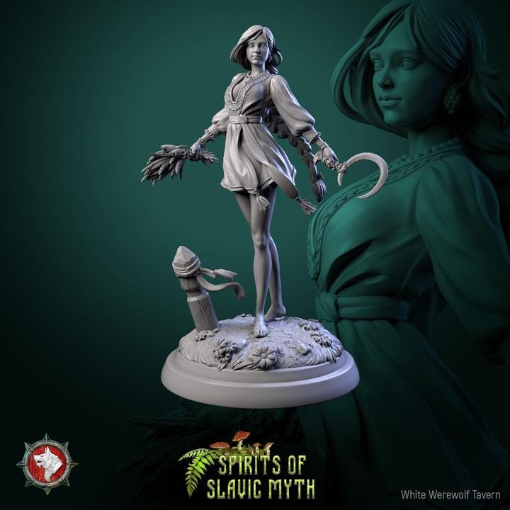 Poleva Maiden - Spirits of Slavic Myth - Unpainted Miniature