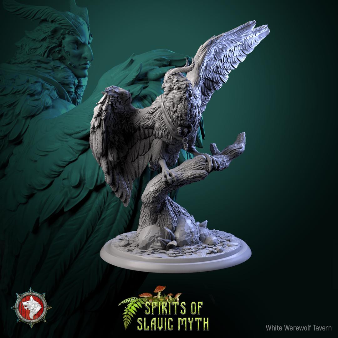 Sirin - Spirits of Slavic Myth - Unpainted Miniature