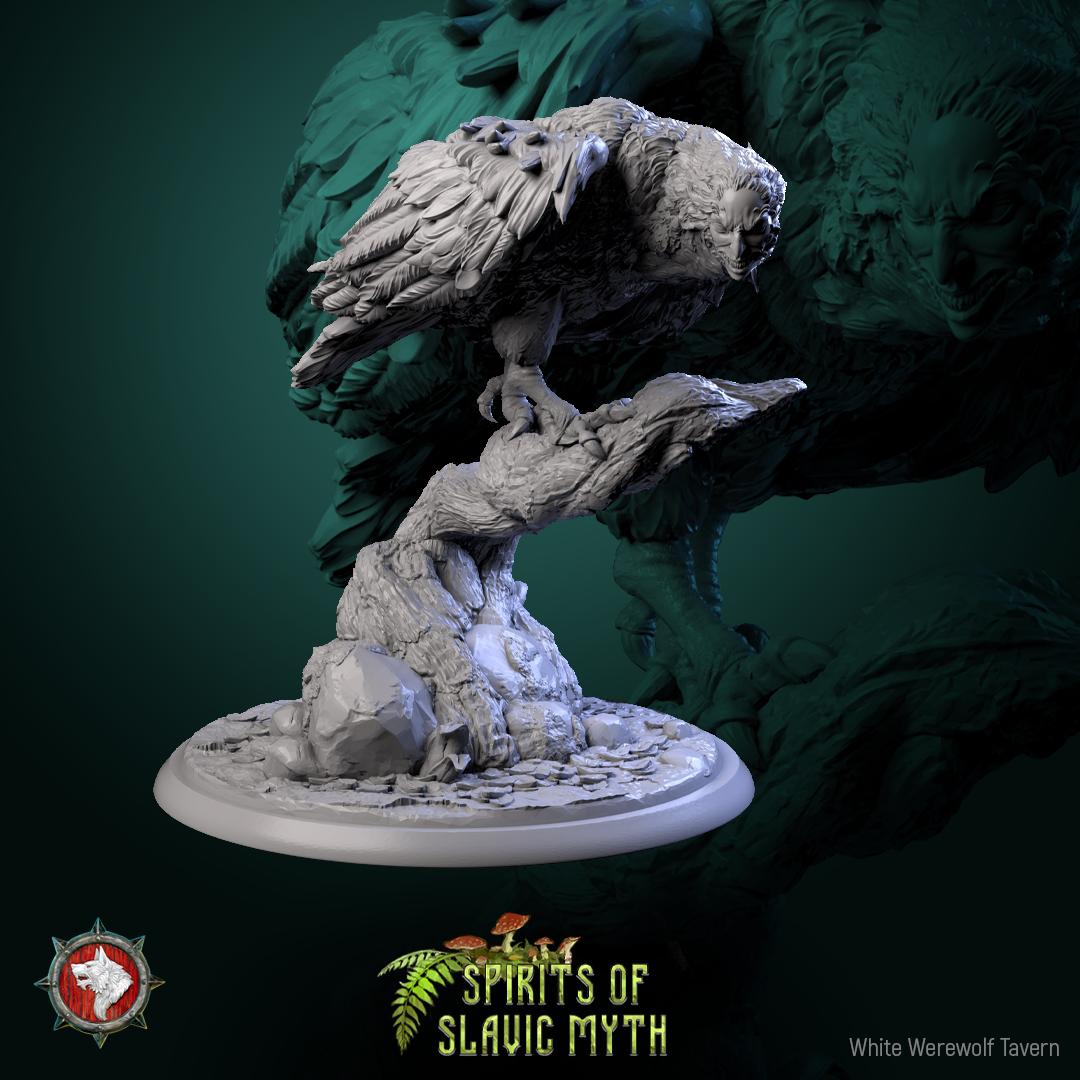 Sirin - Spirits of Slavic Myth - Unpainted Miniature