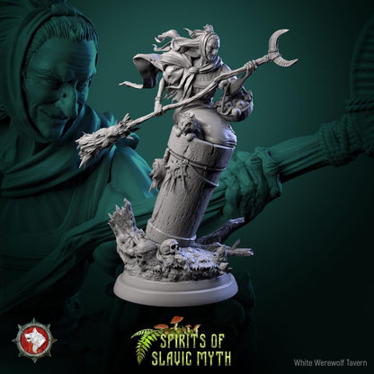 Baba Yaga - Spirits of Slavic Myth - Unpainted Miniature