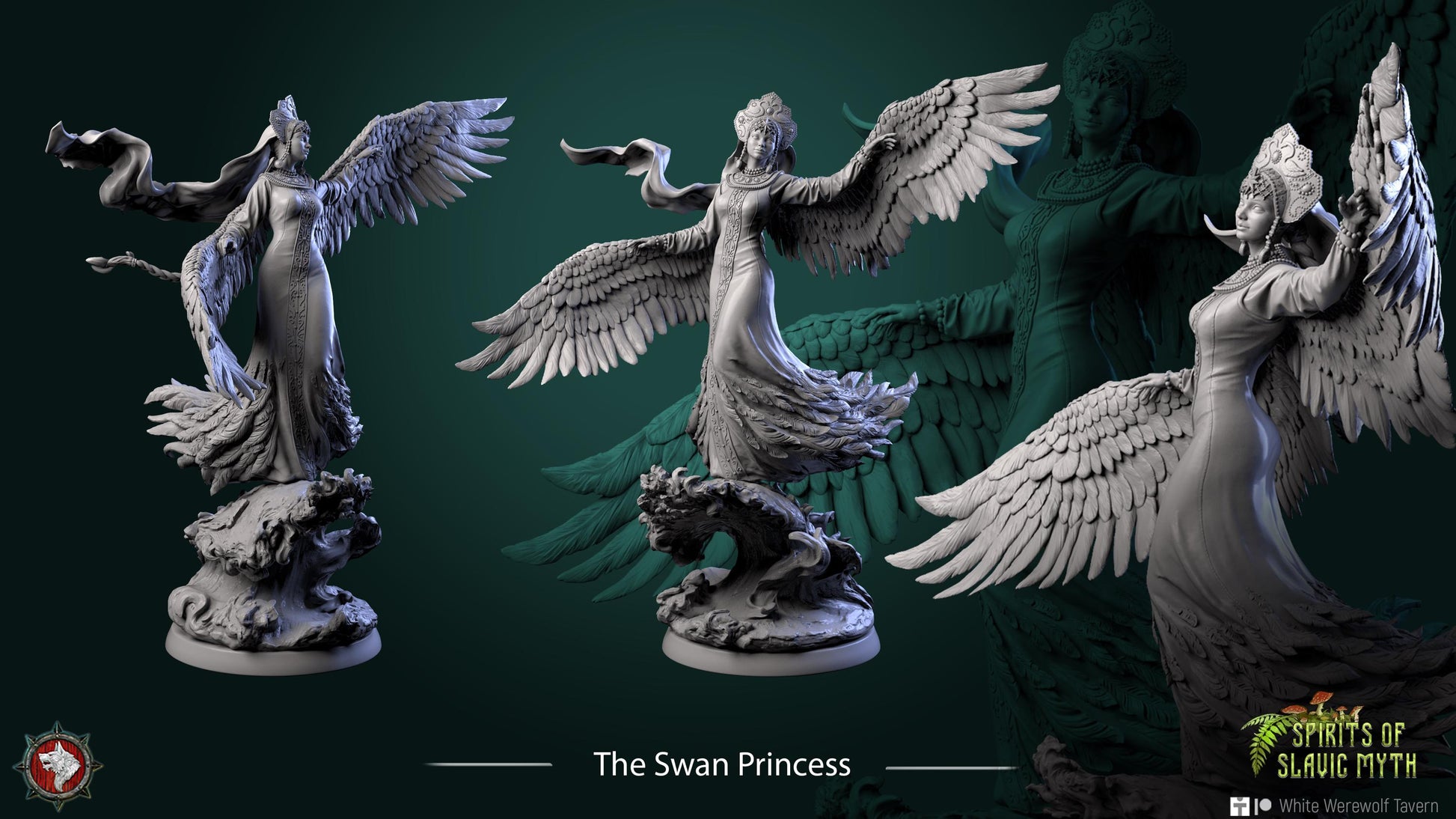 The Swan Princess - Spirits of Slavic Myth - Unpainted Miniature