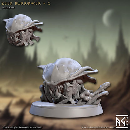 Zeek Burrowers - Unpainted Miniature