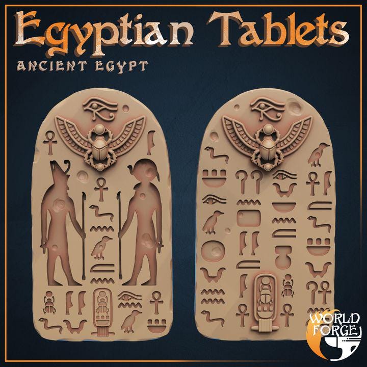 Tablets - Ancient Egypt - 32mm Scale - Unpainted Miniature