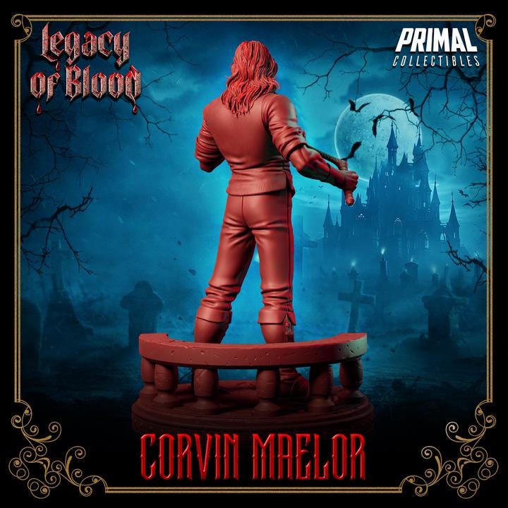 Corvin Maelor, Legacy of Blood - Unpainted Miniature