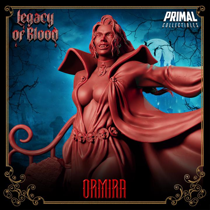 Darklord, Ormira, Legacy of Blood - Unpainted Miniature