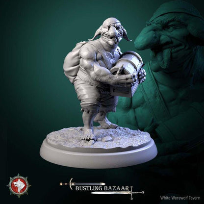 Loot Goblins - Bustling Bazaar - 32mm Scale - Unpainted Miniature