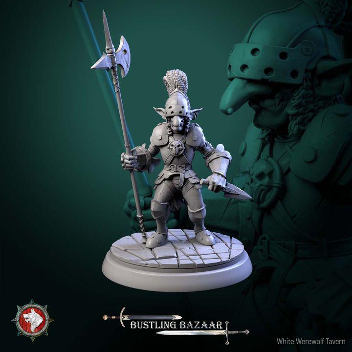 Market Guards, Bustling Bazaar - Unpainted Miniature