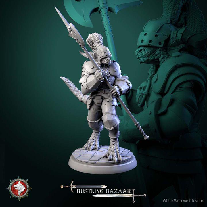 Market Guards, Bustling Bazaar - Unpainted Miniature