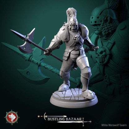 Market Guards, Bustling Bazaar - Unpainted Miniature