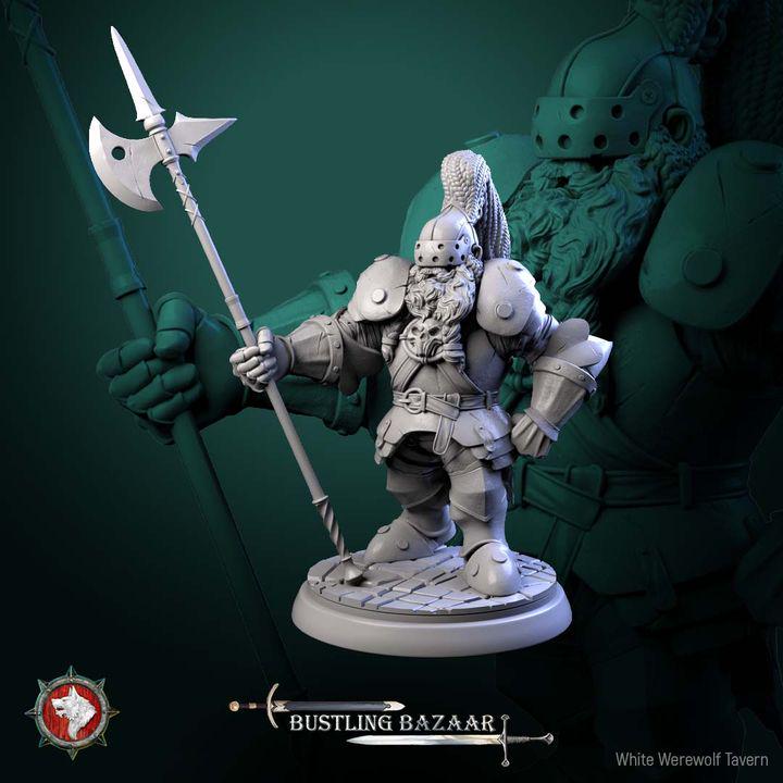 Market Guards, Bustling Bazaar - Unpainted Miniature