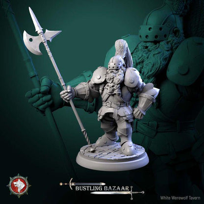 Market Guards, Bustling Bazaar - Unpainted Miniature