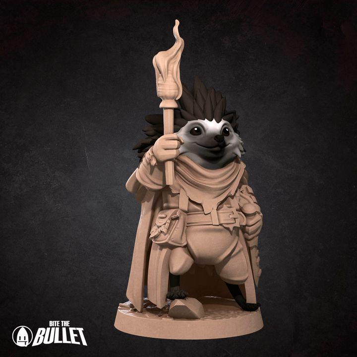 Hedgehog Guard - Forest Village Set - Unpainted Miniature