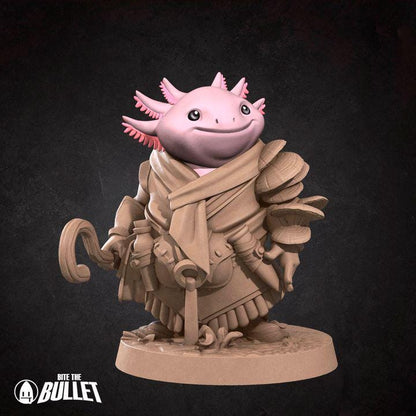 Axolotl Shepherd - Forest Village Set - Unpainted Miniature