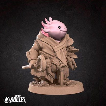 Axolotl Shepherd - Forest Village Set - Unpainted Miniature