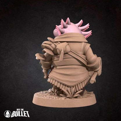 Axolotl Shepherd - Forest Village Set - Unpainted Miniature