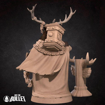 Deerfolk Shaman - Forest Village Set - Unpainted Miniature