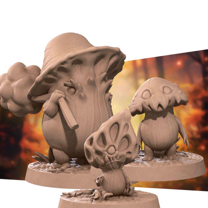 Myconid - Mushroom Herd - Unpainted Miniature