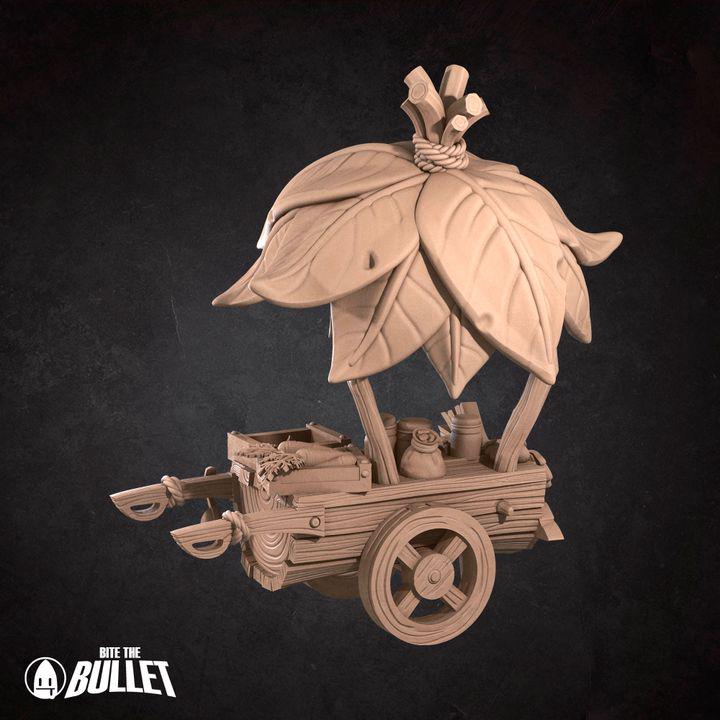 Vegetable Cart - Unpainted Miniature