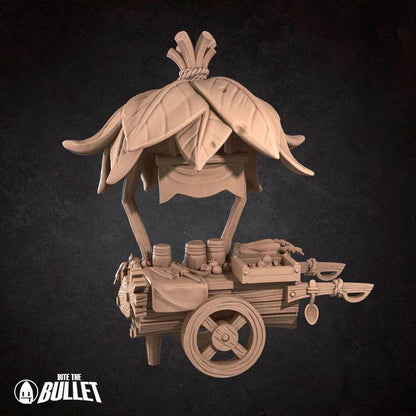 Vegetable Cart - Unpainted Miniature