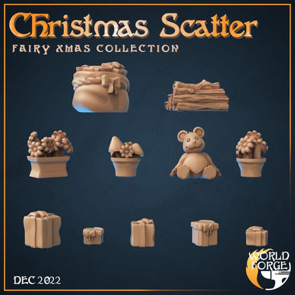 Holiday Scatter - Fairy Christmas Collection - Unpainted Miniature