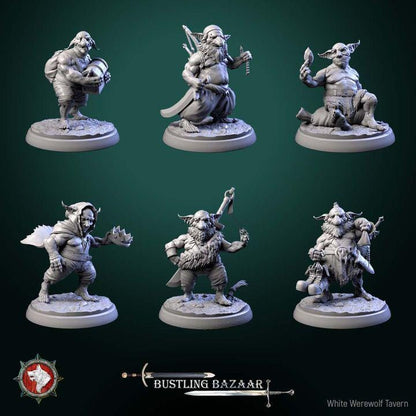 Loot Goblins - Bustling Bazaar - 32mm Scale - Unpainted Miniature