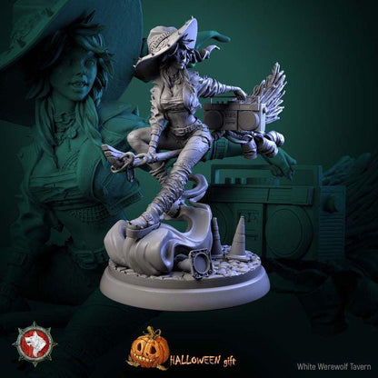 Modern Witch, Nitsa Riot - Unpainted Miniature