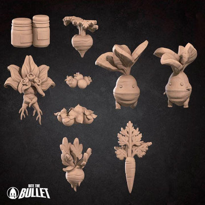 Vegetable Cart - Unpainted Miniature