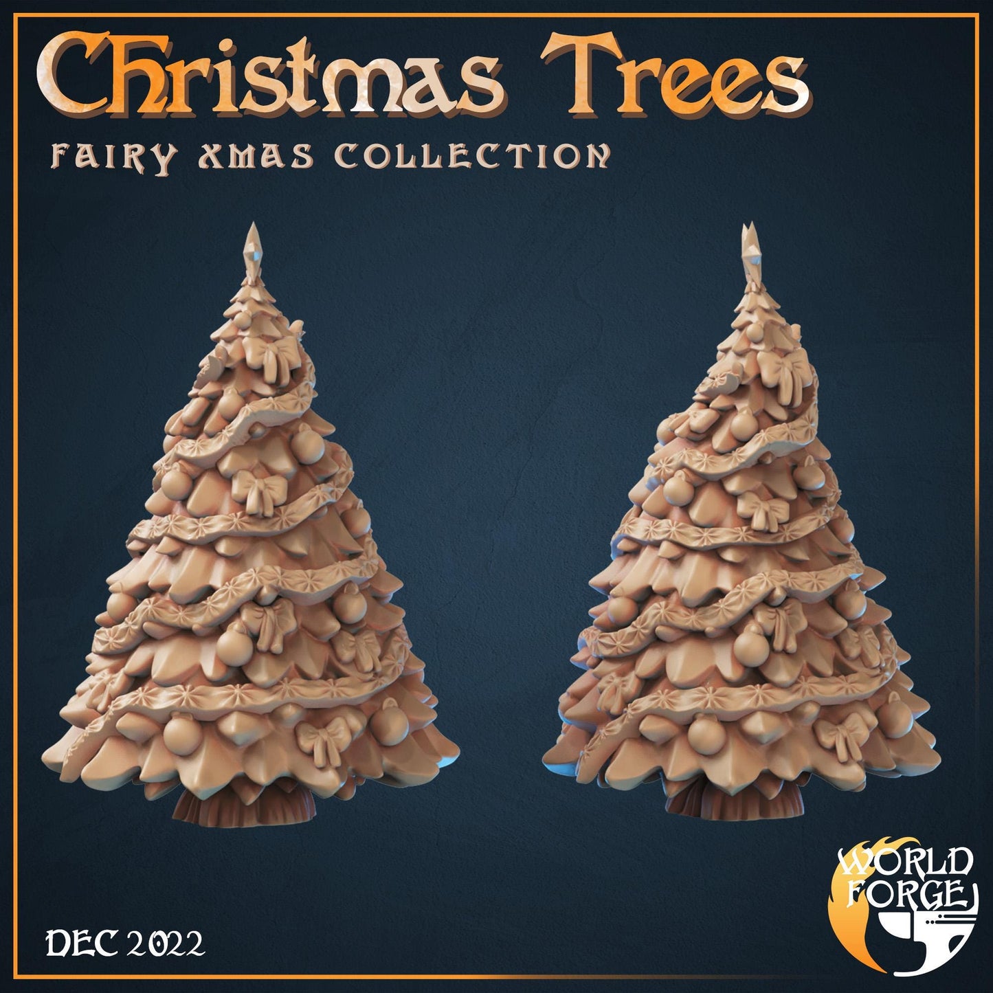Christmas Trees - Fairy Christmas Collection - Unpainted Miniature
