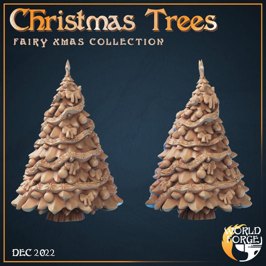 Christmas Trees - Fairy Christmas Collection - Unpainted Miniature