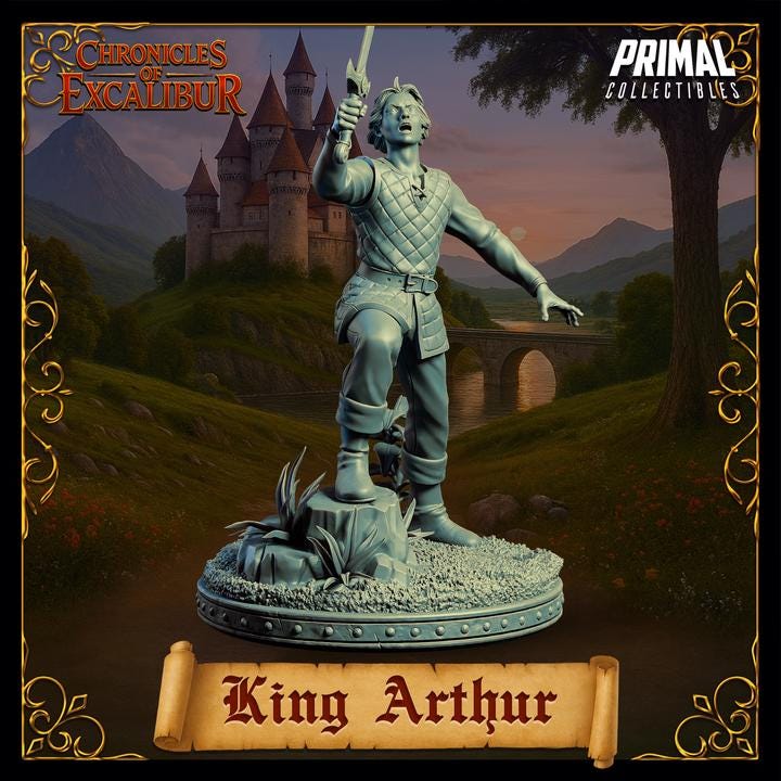 Young King Arthur - Unpainted Miniature