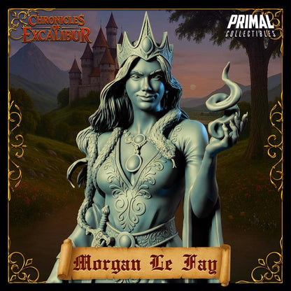 Witch Queen, Morgan Le Fay - Unpainted Miniature