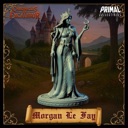 Witch Queen, Morgan Le Fay - Unpainted Miniature
