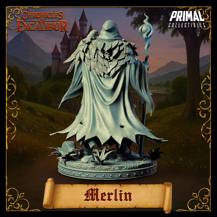 Merlin the Wizard - Unpainted Miniature