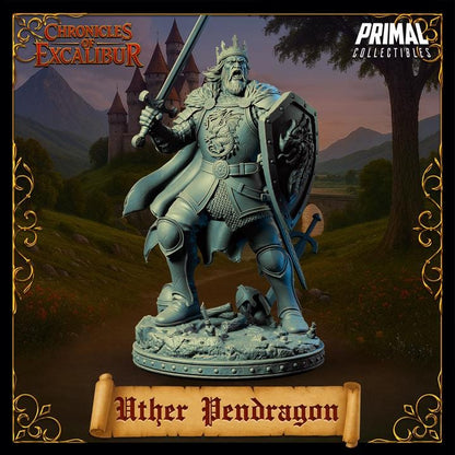 King Uther Pendragon - Unpainted Miniature