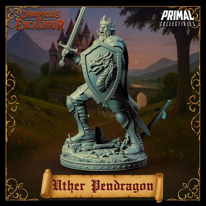 King Uther Pendragon - Unpainted Miniature